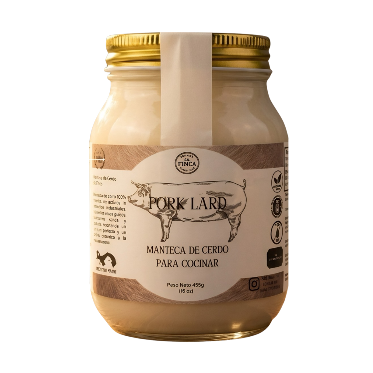 La Finca Pork Lard 16oz