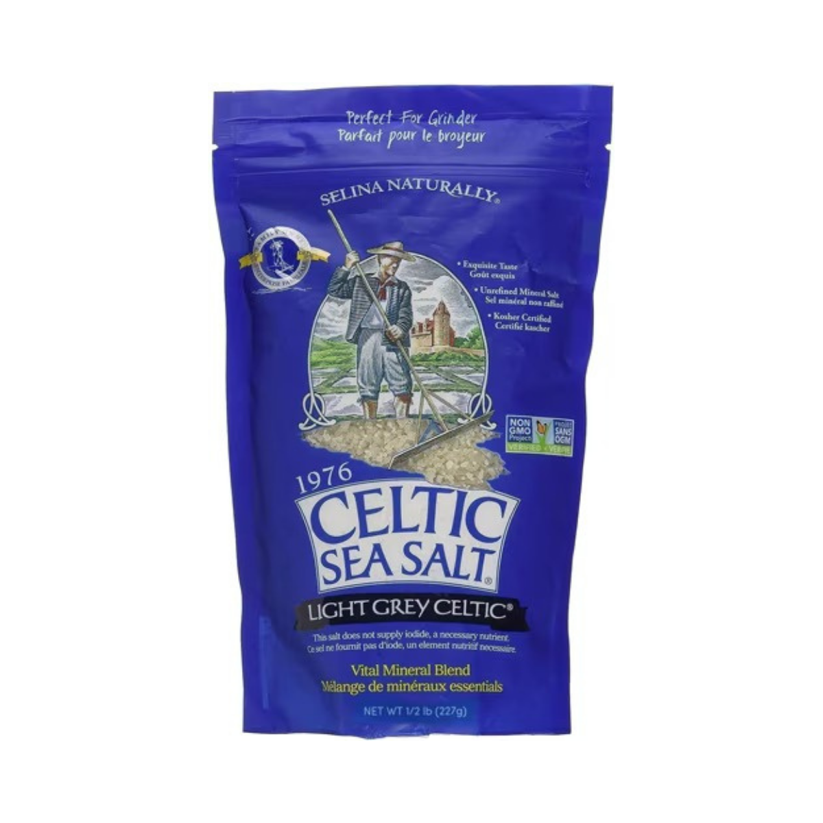 バーミンガム1910年スターリングシルバーサルバー銀盆約515g ソリッド純銀 Selina Naturally Celtic Sea Salt Light Grey Coarse 0.5 lb