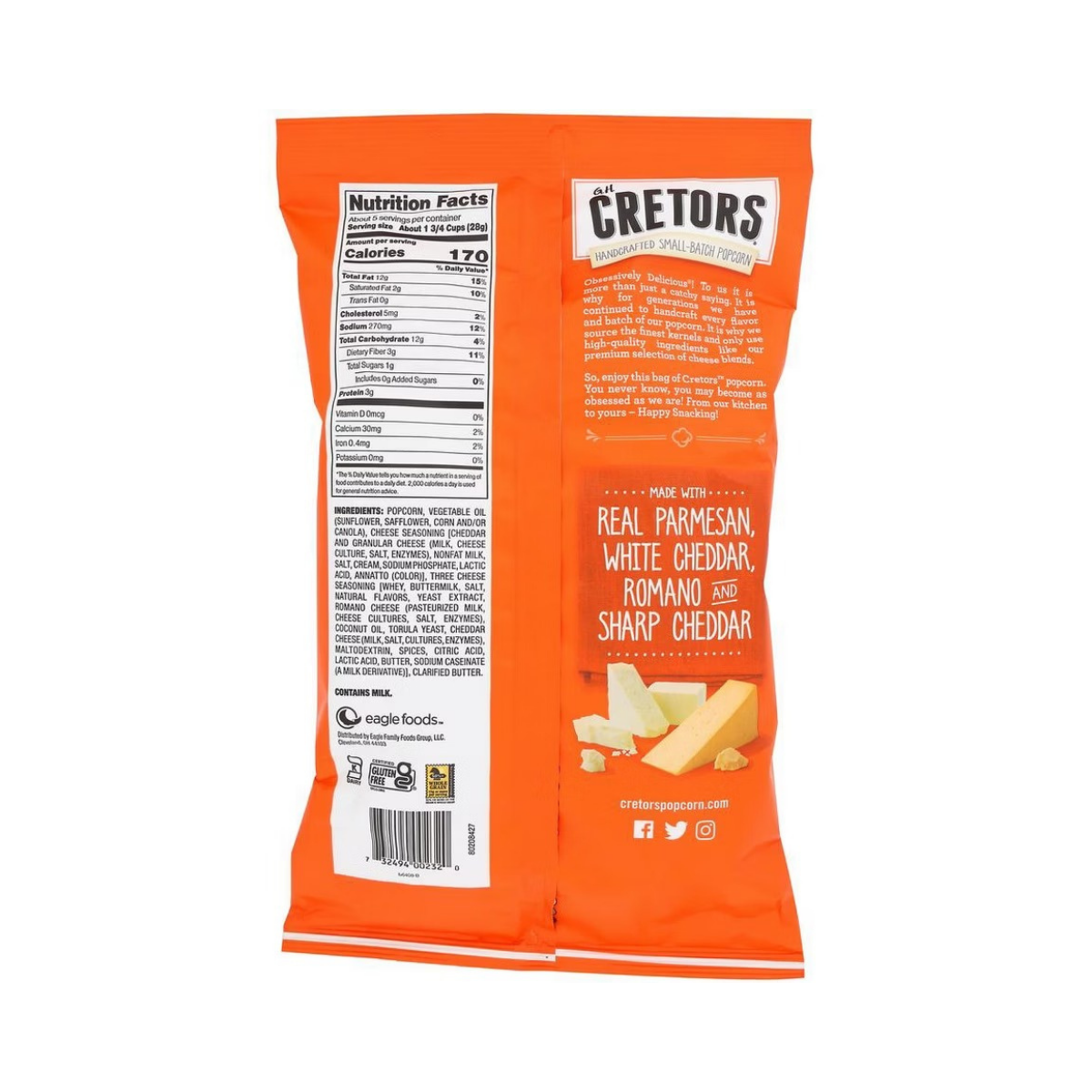 G.H. Cretors Four Cheese Mix Popcorn 5oz