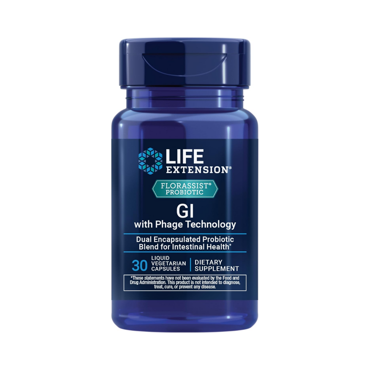 Life Extension FLORASSIST GI with Phage Technology 30c – Orgánica