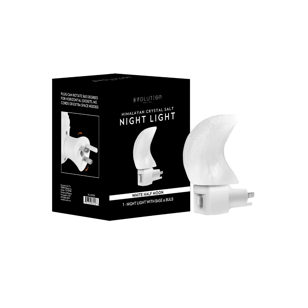 Evolution Lamp Plug Half Moon
