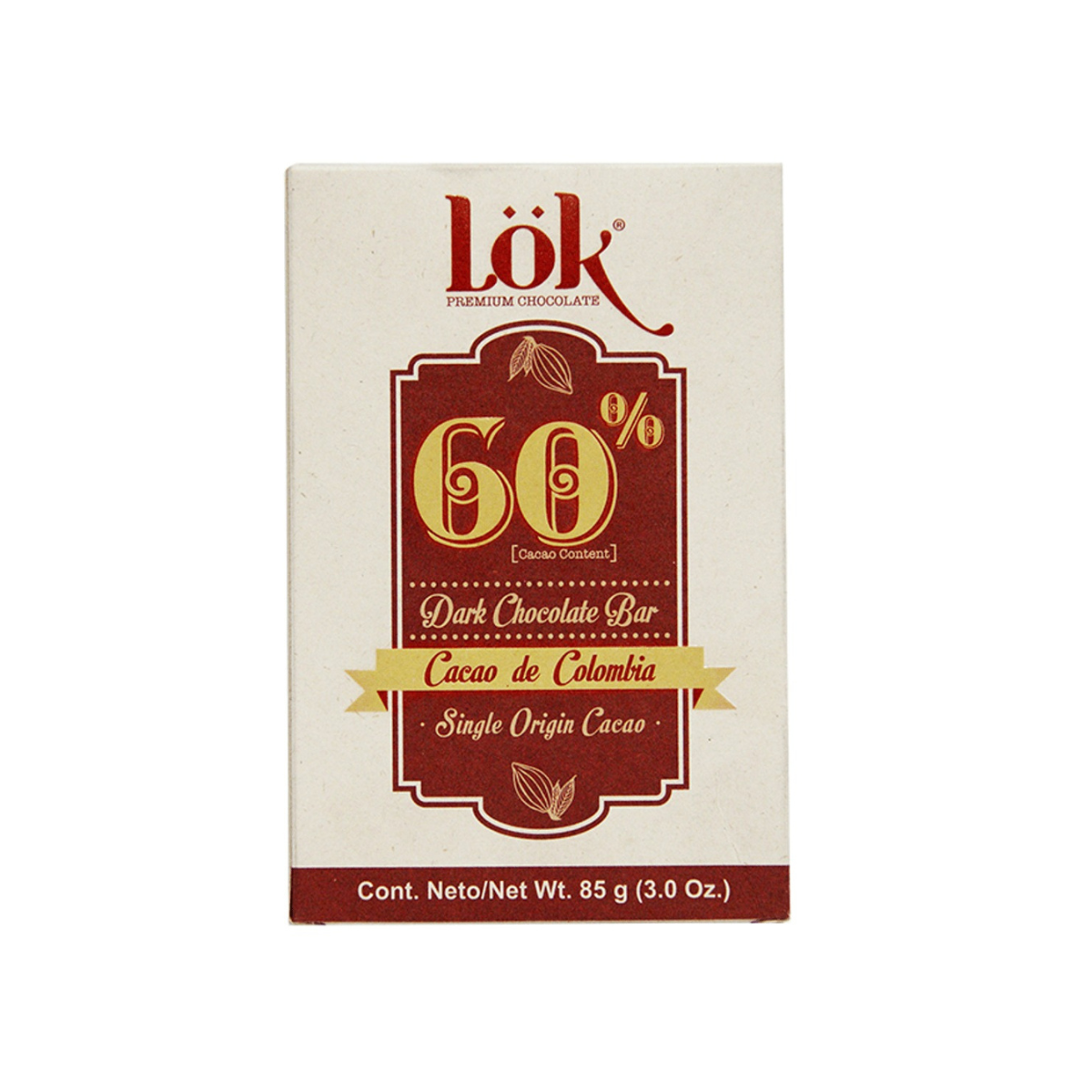 LOK Dark Chocolate 60% 3oz