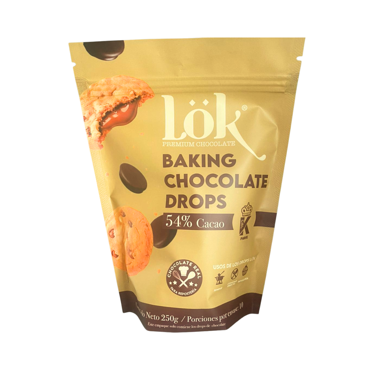 LOK Cacao Baking Drops Chocolate 250g – Orgánica Store Panamá