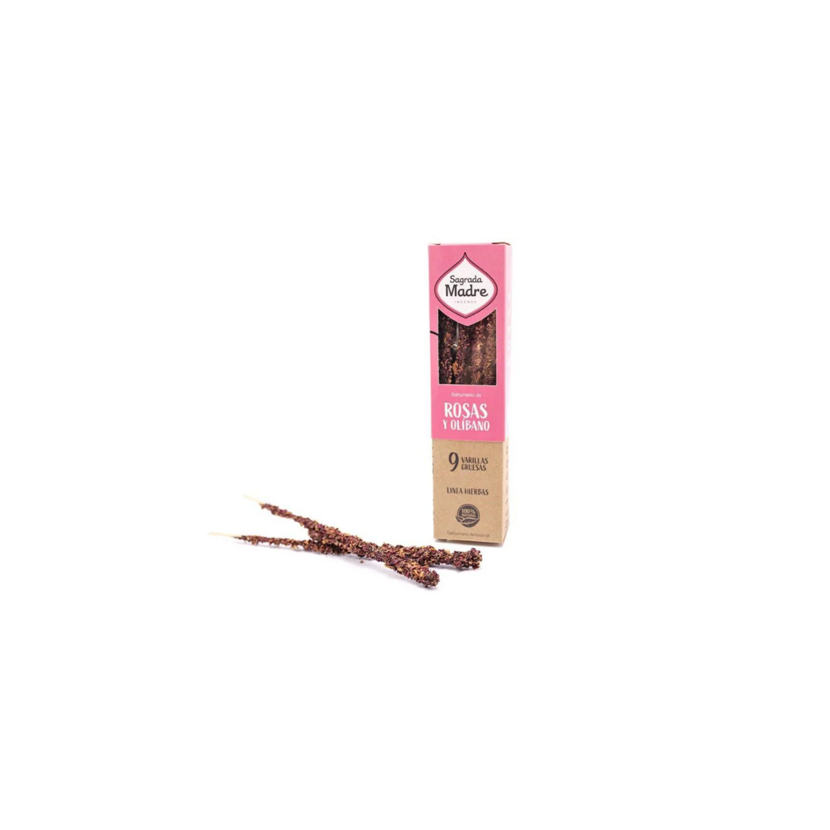 Sagrada Madre Incense Herbal Rosas y Olibano