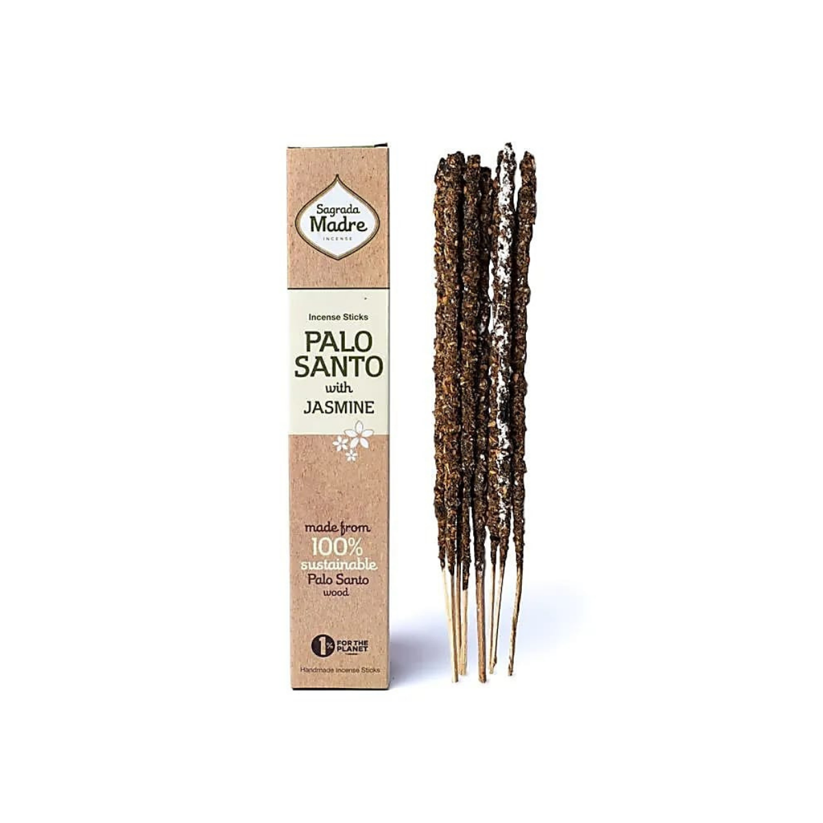 Sagrada Madre Incienso Natural Palo Santo y Jazmín 30g