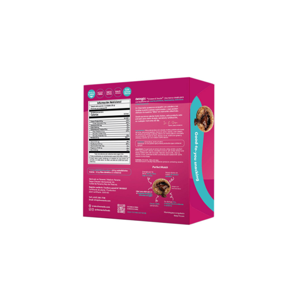 Chesnacks Snack Bites Almendra Chocolate