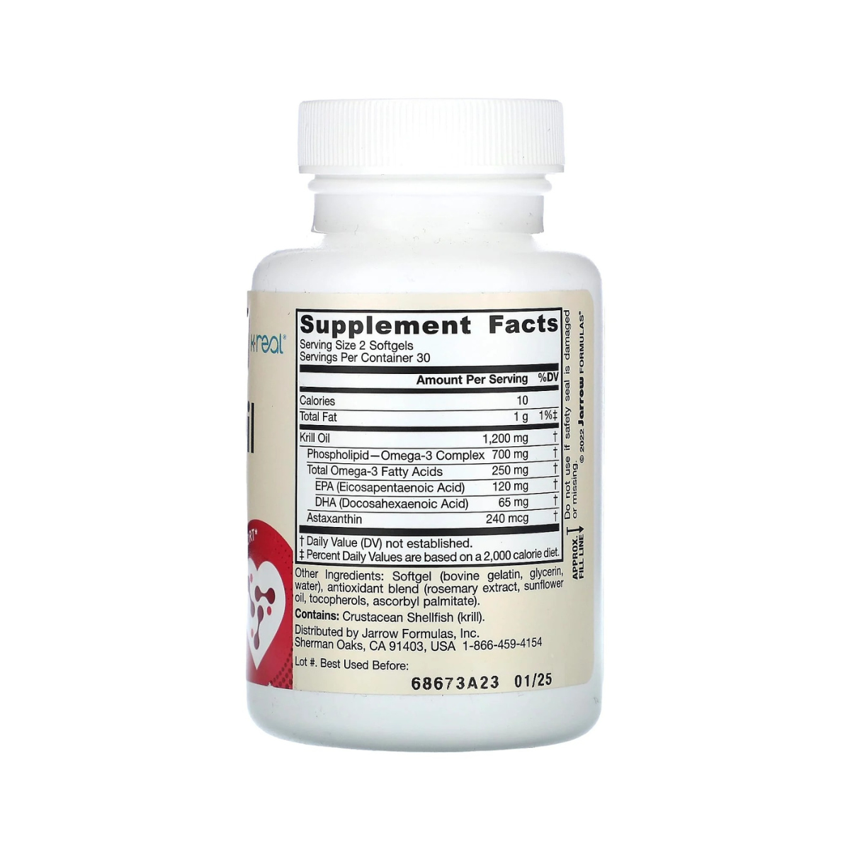 Jarrow Formulas Krill Oil 60c