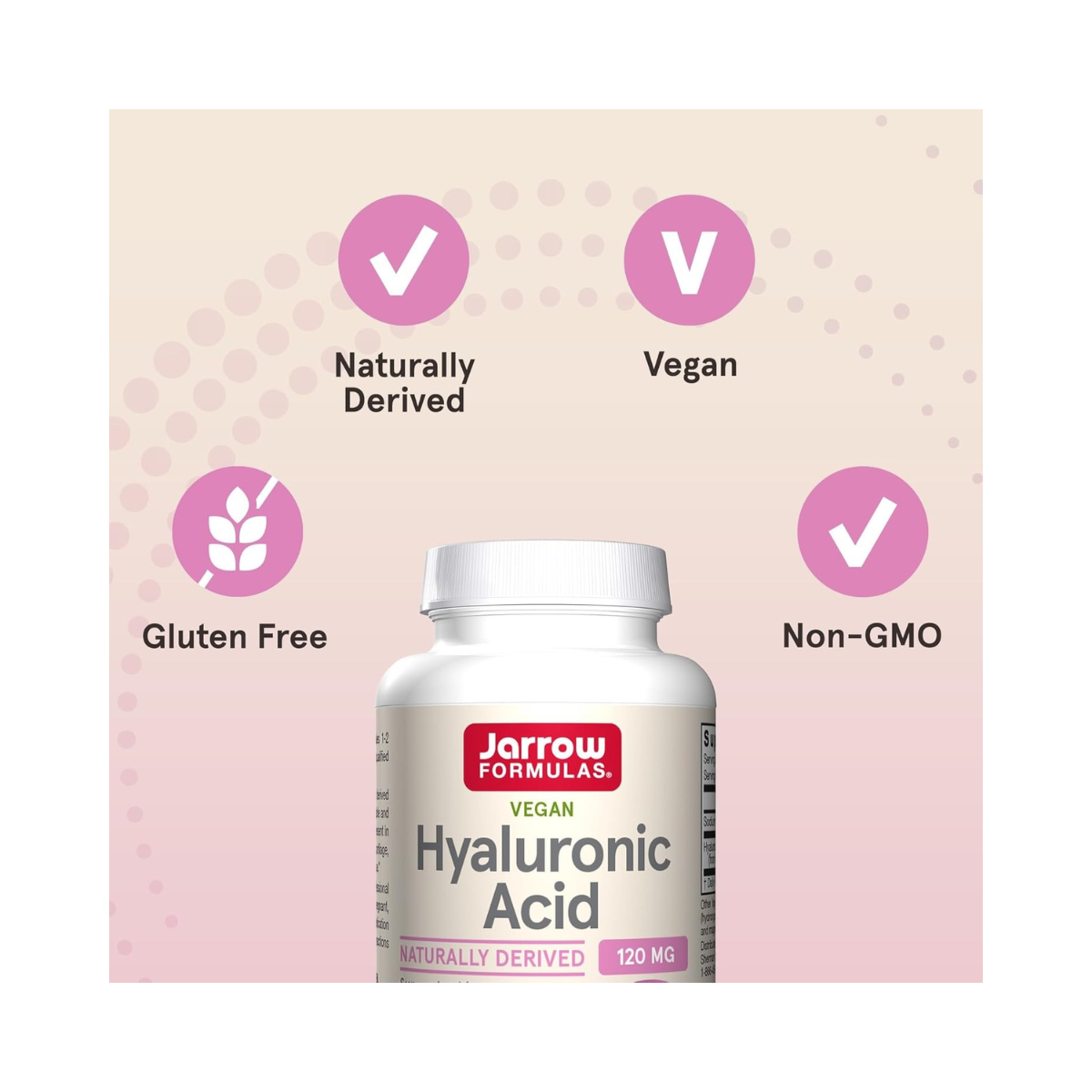 Jarrow Formulas Vegan Hyaluronic Acid 120mg V 60c