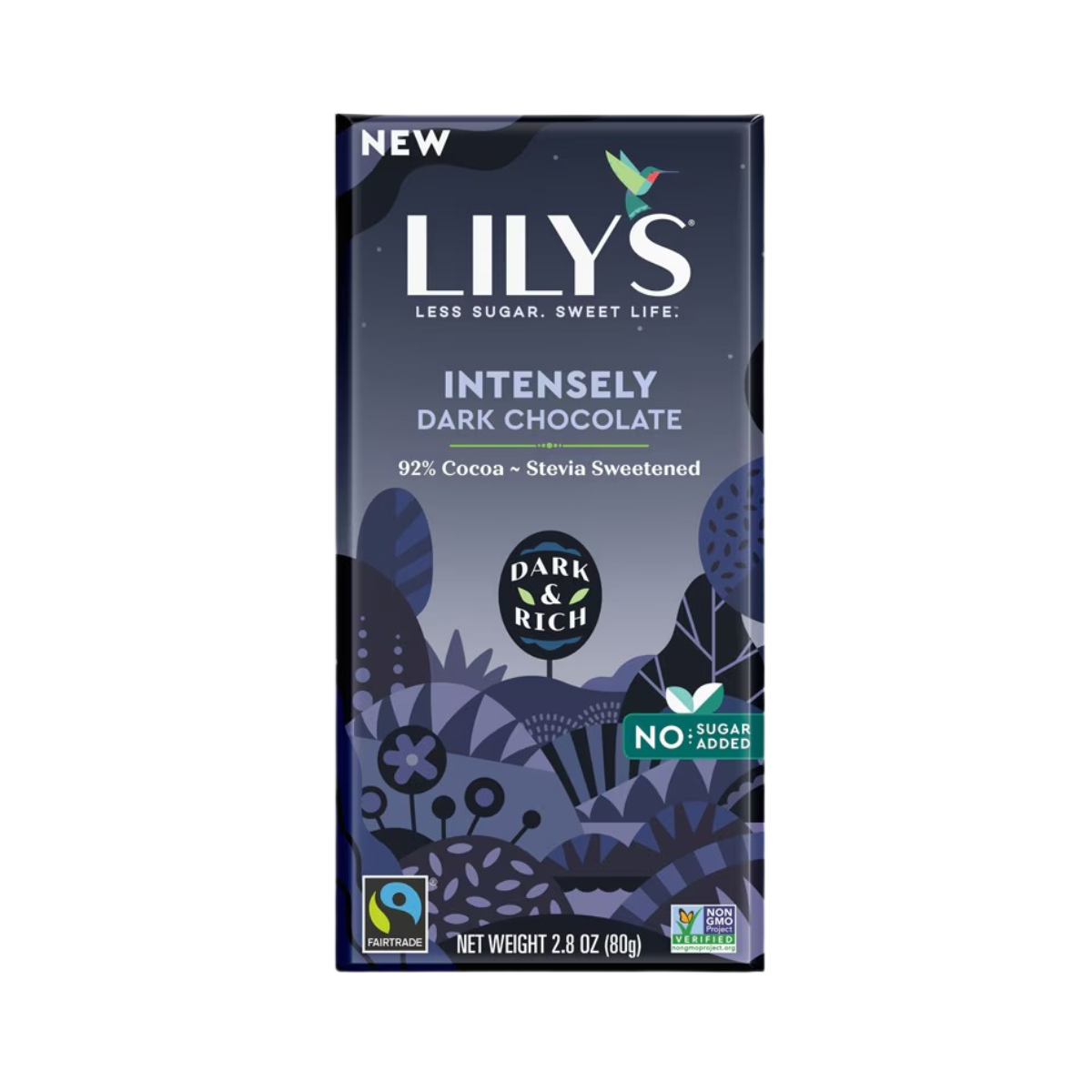 paluberry Lily's Bar Chocolate Dark Intensely 92% 2.8o – Orgánica Store Panamá