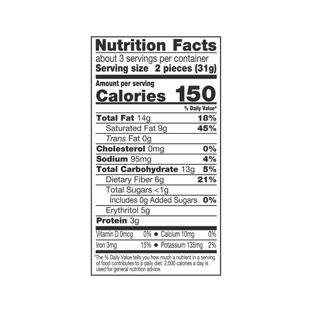 Lily's Dark Chocolate Peanut Butter Cups 3.2 oz