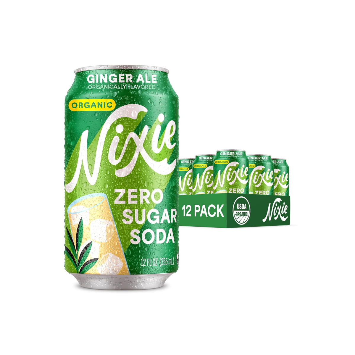 Nixie Soda Diet Ginger Sf 12c