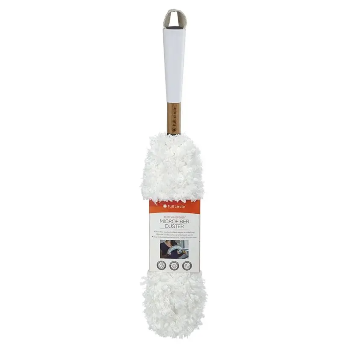 Full Circle Home White Dust Whisperer Microfiber Duster
