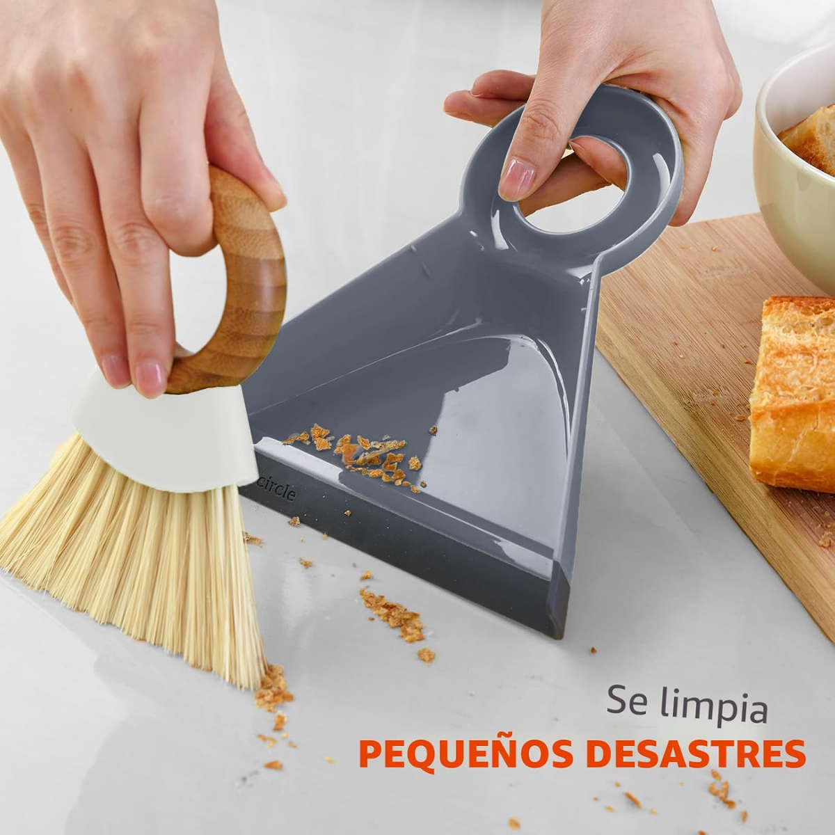 Full Circle Home Mini Compact Brush & Dustpan Set