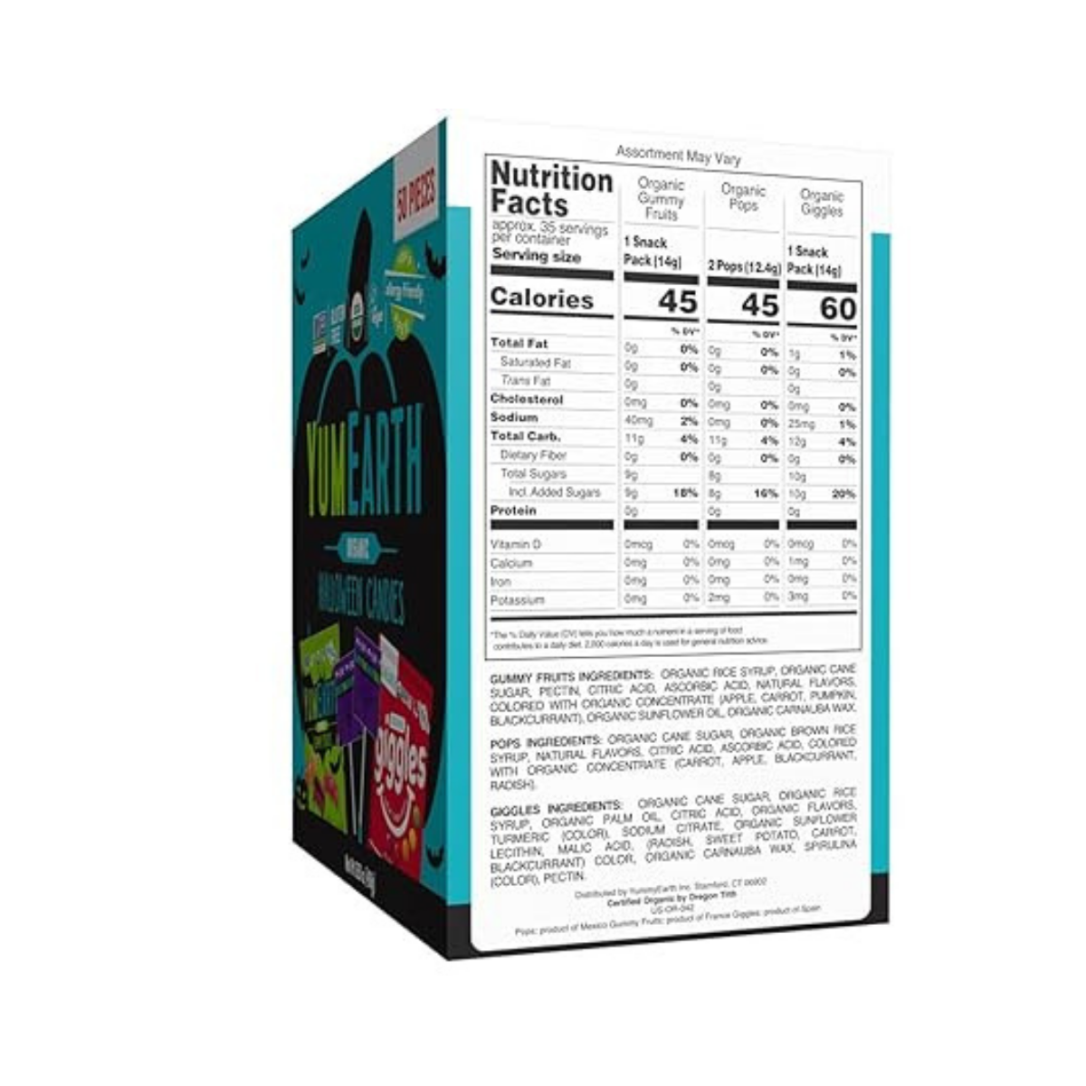 Yumearth Snack Packs 50 16.56oz