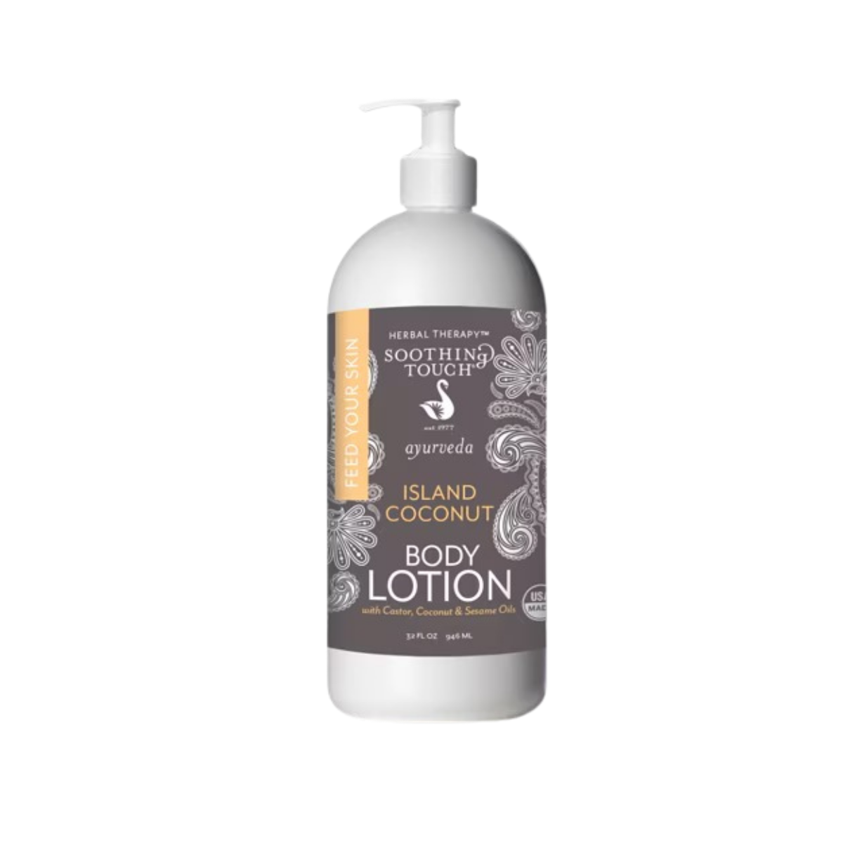 GELÉE RICH ÉTIN LOTION 120mL Soothing Touch Ayurveda Body Lotion Island Coconut 32fl oz