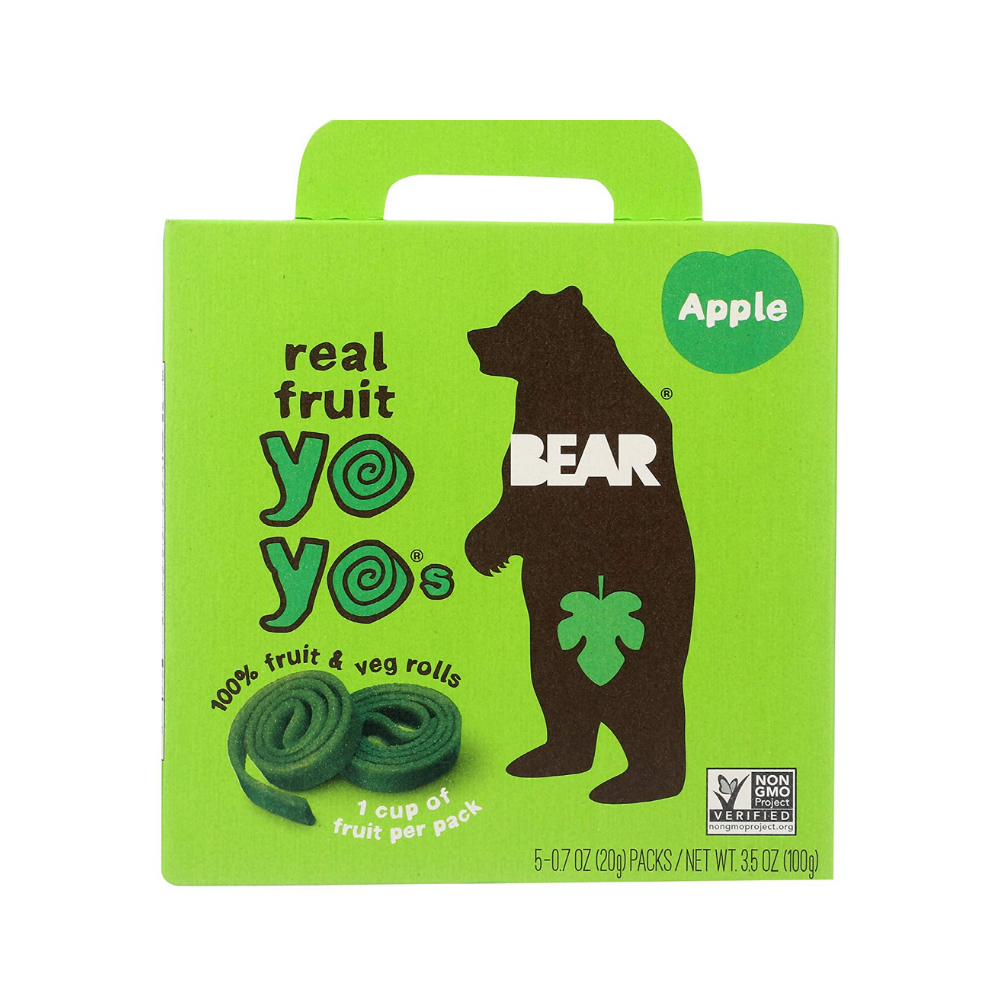 Bear Snack Fruit Apple GF 3.5oz