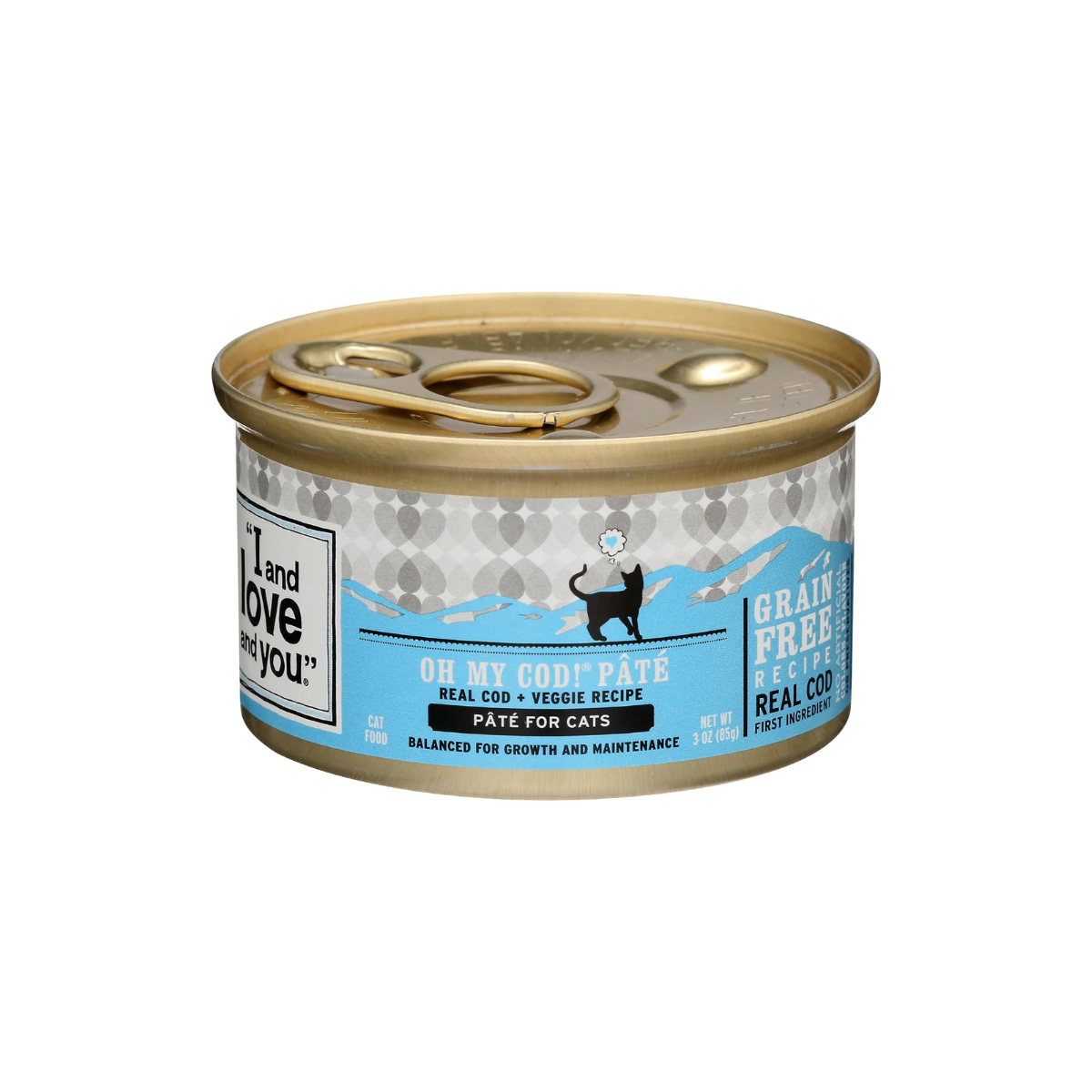 ILOVEU Cat Food Cod Can 3oz