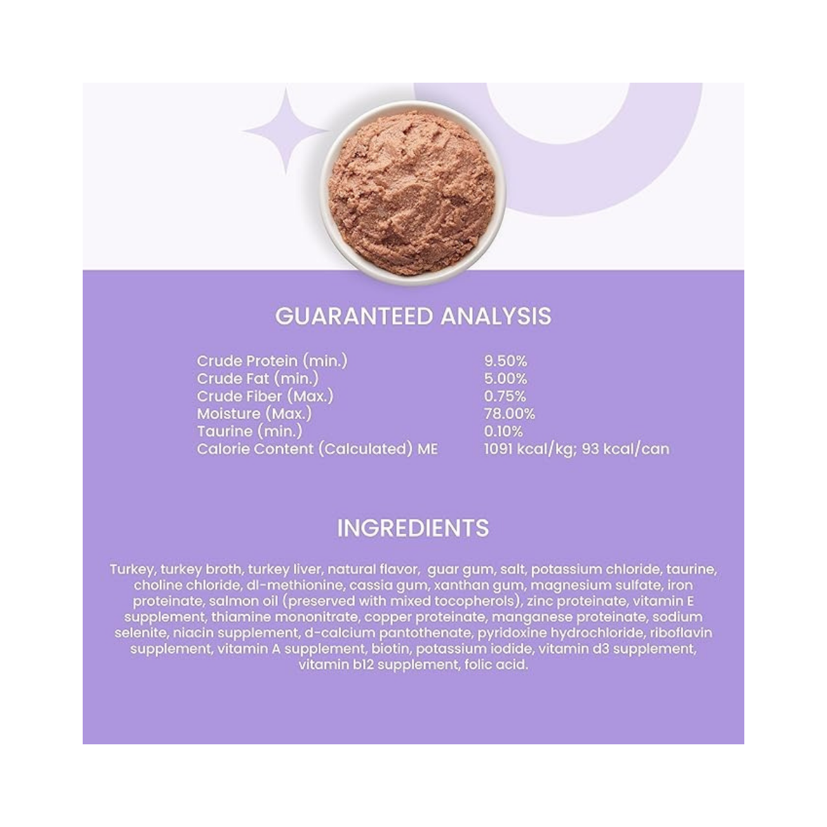 I and Love and You Purrky Turkey Pate Wet Cat Food 3oz