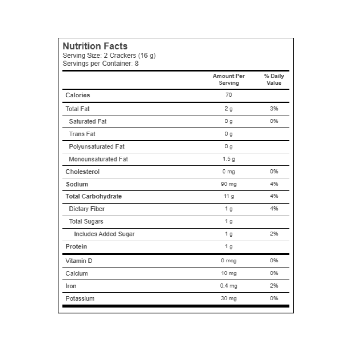 Back To Nature Multigrain Flatbread Crackers Pink Himalayan Salt 5 oz