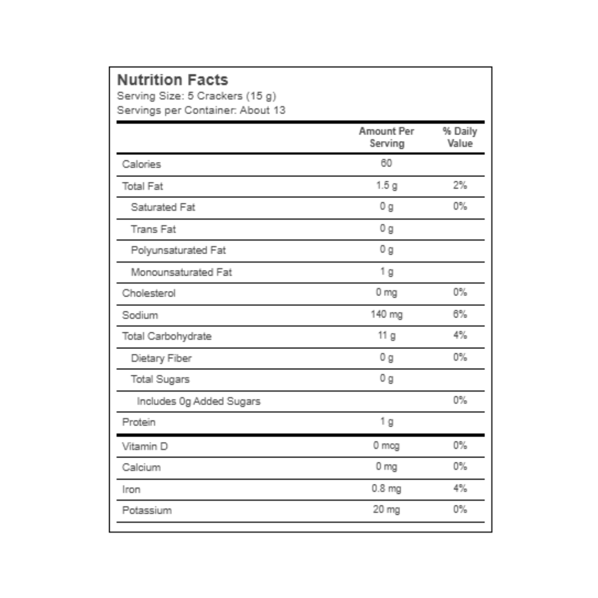 Back To Nature Organic Classic Saltine Crackers 5.5 oz