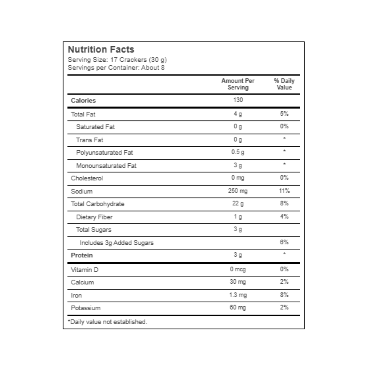 Back To Nature Crackers Crispy Wheat 6.5 oz