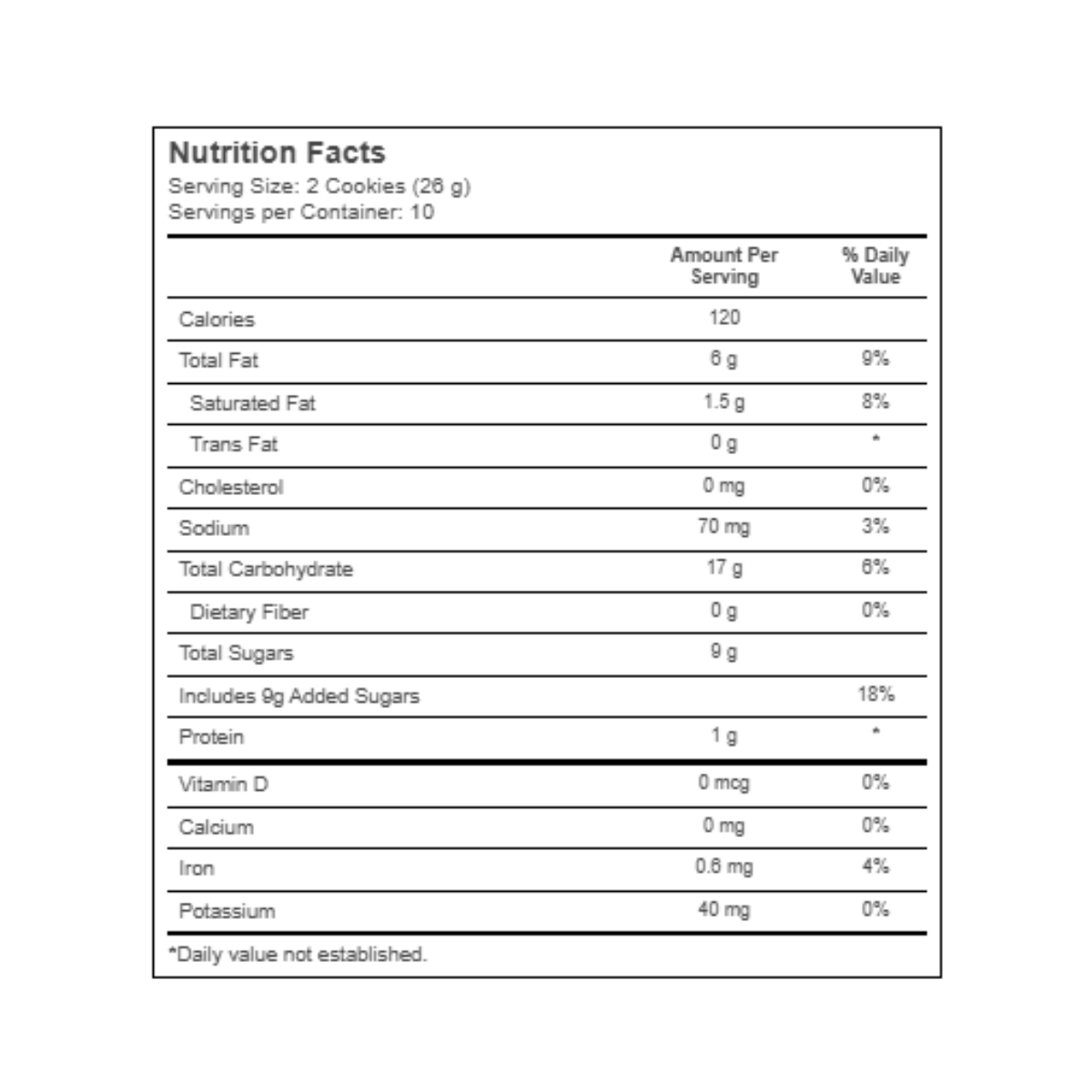 Back To Nature Cookies Chocolate Chunk 7.5 oz