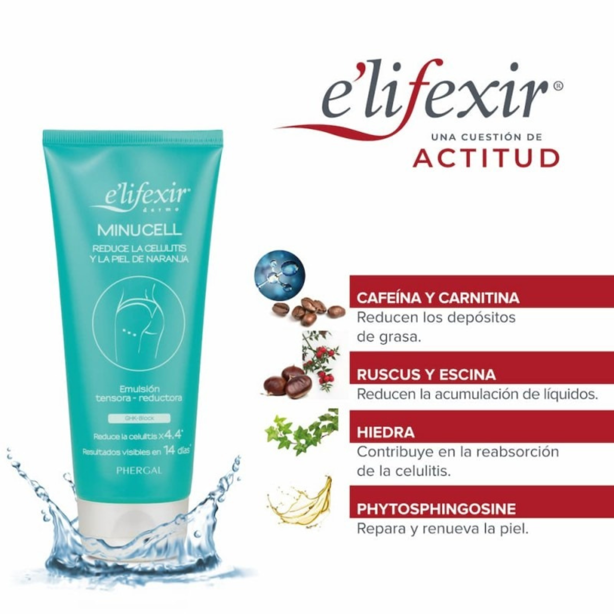 Elifexir Minucell Emulsion Tensora Reductora 200ml
