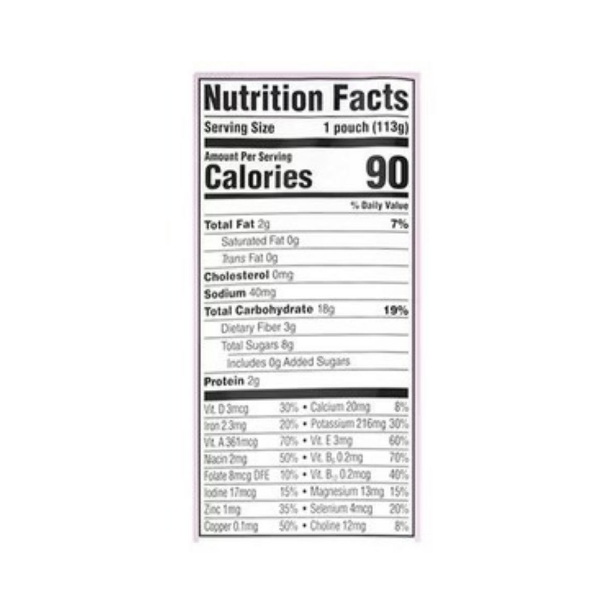 Cerebelly Baby Puree Sweet Potato Peach With Mango Smoothie-Style OG 4oz