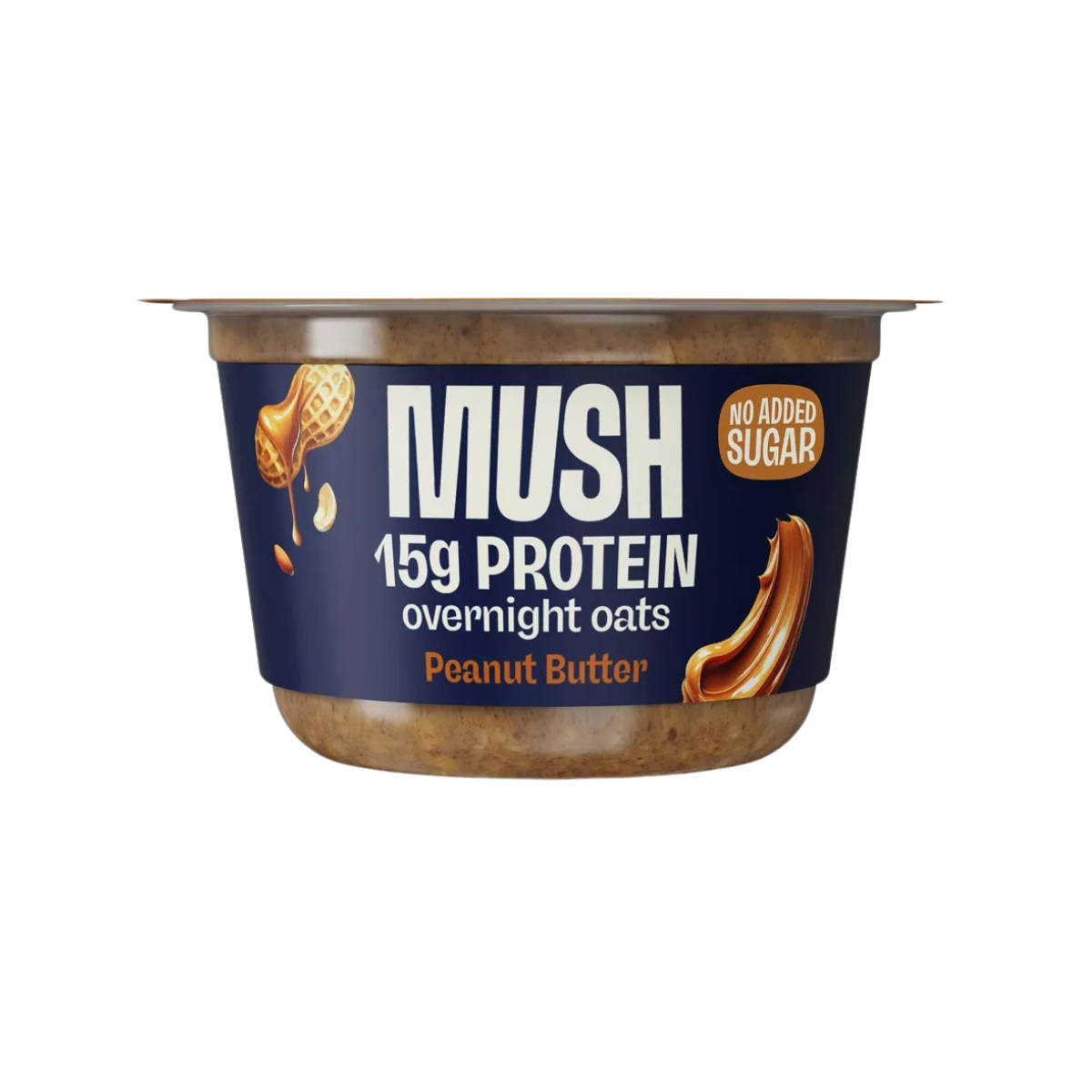 MUSH Peanut Butter Gluten Free Overnight Oats 5.5oz
