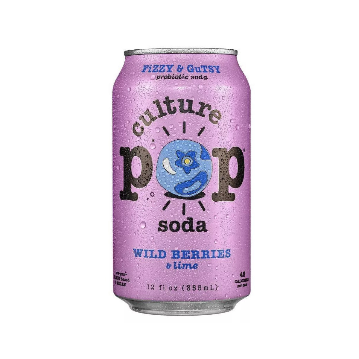 Culture Pop Wild Berries Soda 12 fl oz