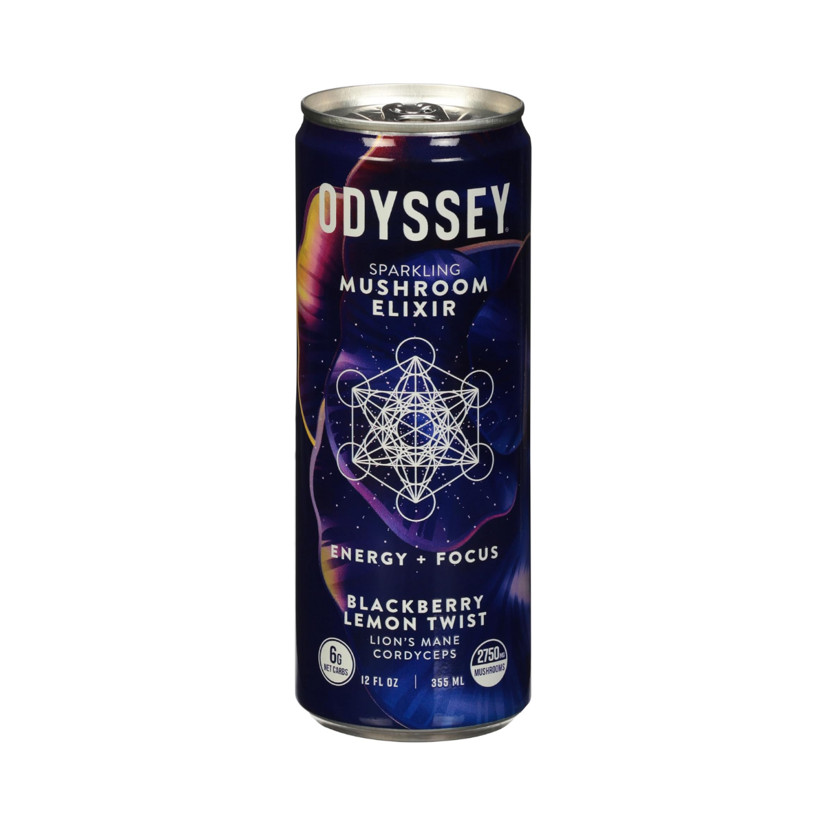Odyssey Elixir Blackberry Lemon Twist Sparkling 12fl oz
