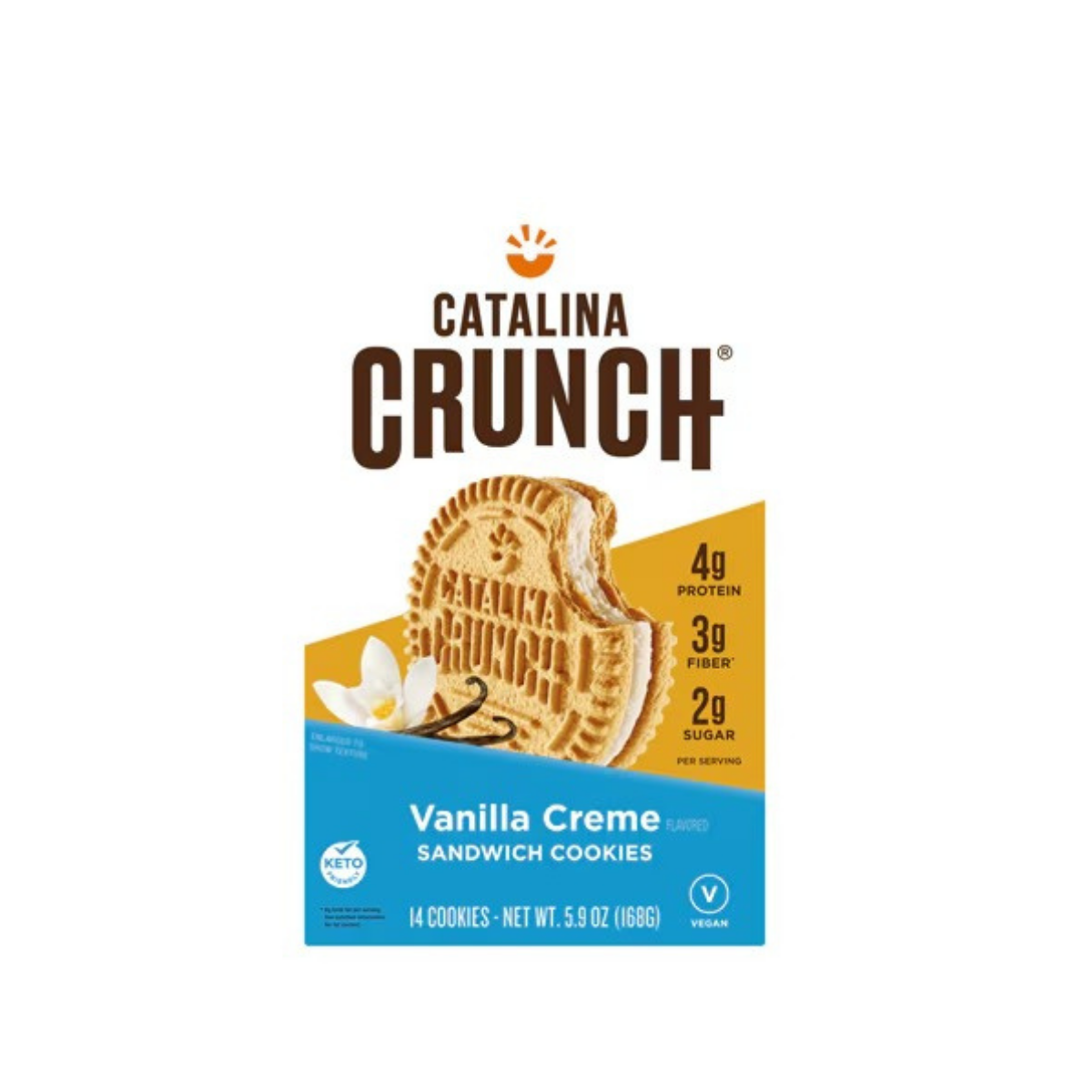 Catalina Crunch Sandwich Cookies Vanilla Creme 5.9oz
