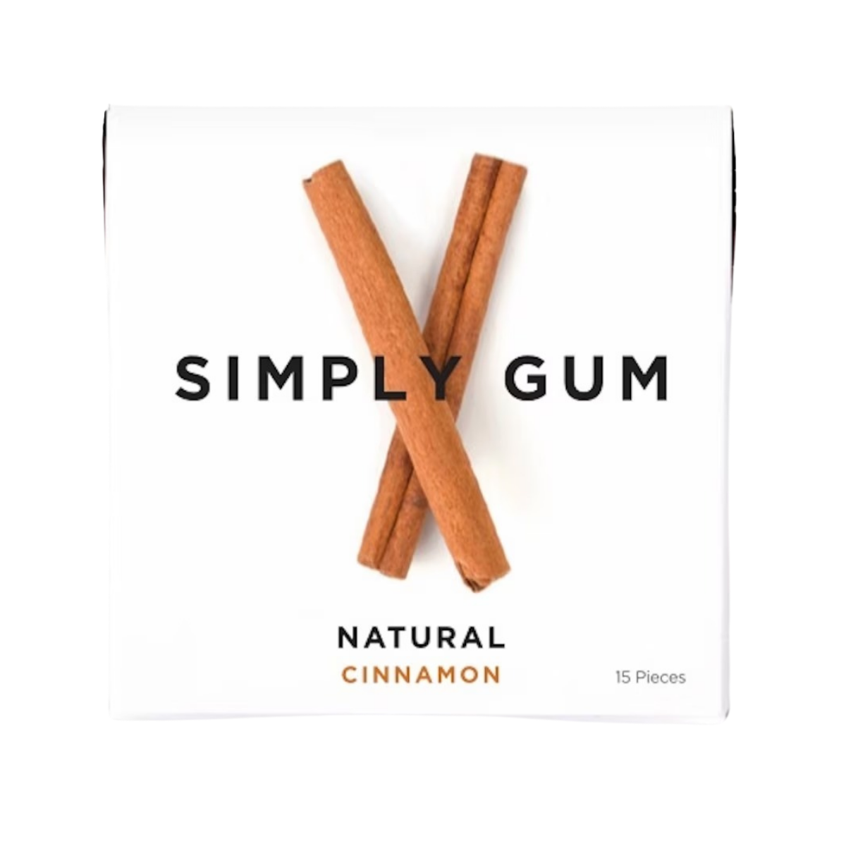 Simply Gum Natural Chewing Gum Cinnamon 15c