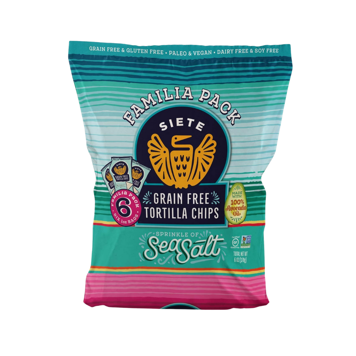 Siete Sea Salt Grain Free Tortilla Chips 6oz