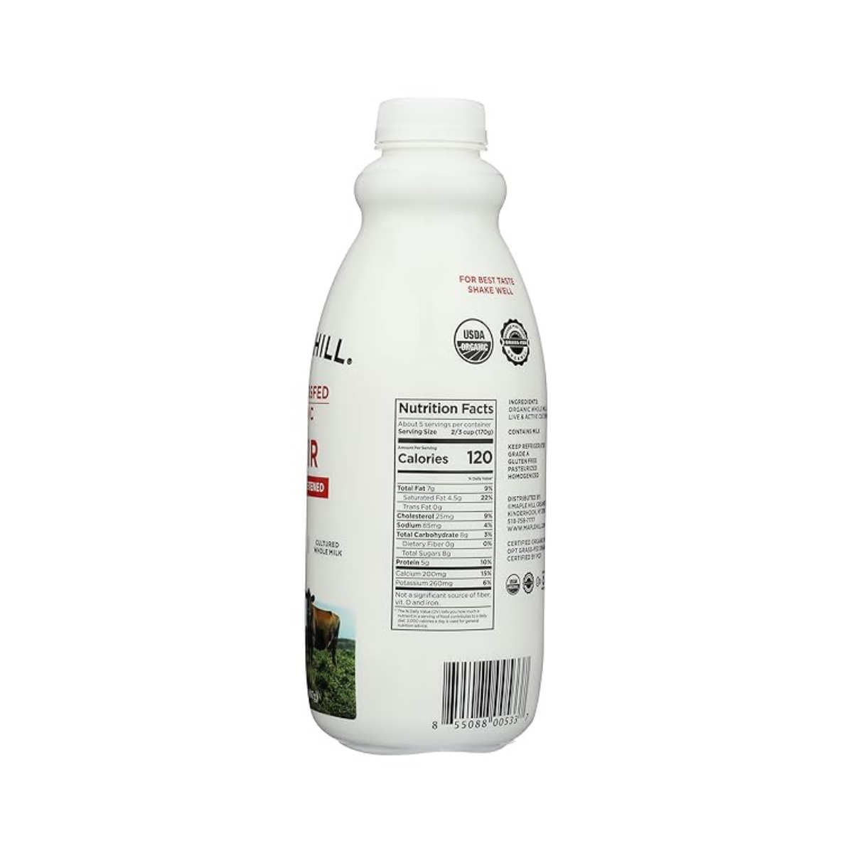 Maple Hill Creamery Unsweetened Plain Kefir Cultured 32oz