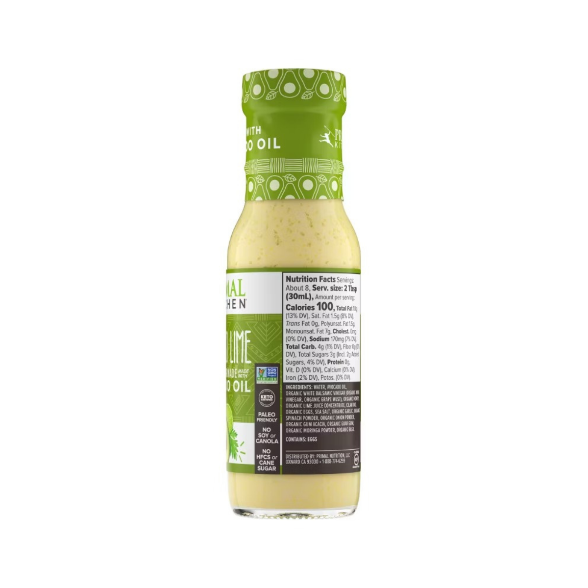 Primal Kitchen Cilantro Lime Dressing 8 fl oz
