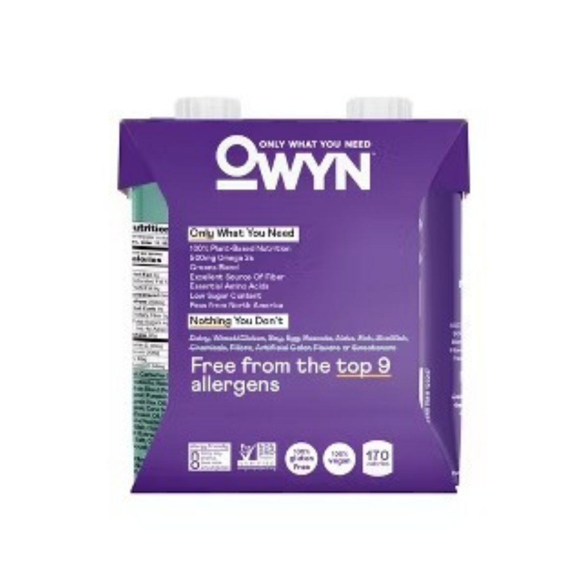 OWYN 20g Dairy Free Protein Shake Cookies and Creamless 4c