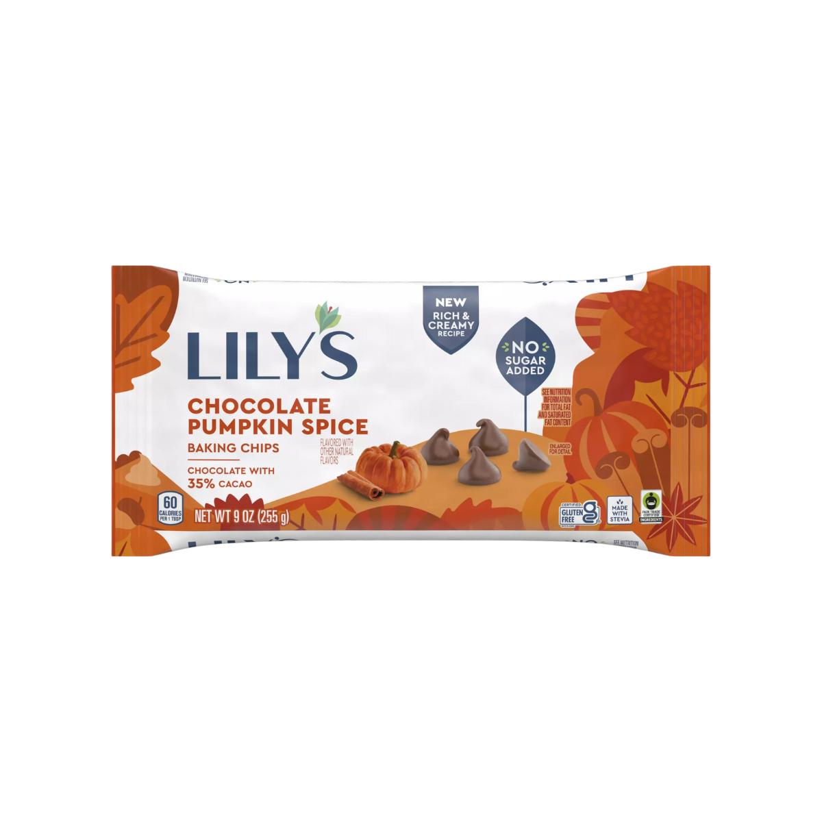 Lily's Sweets Chocolate Pumpkin Spice Baking Chips