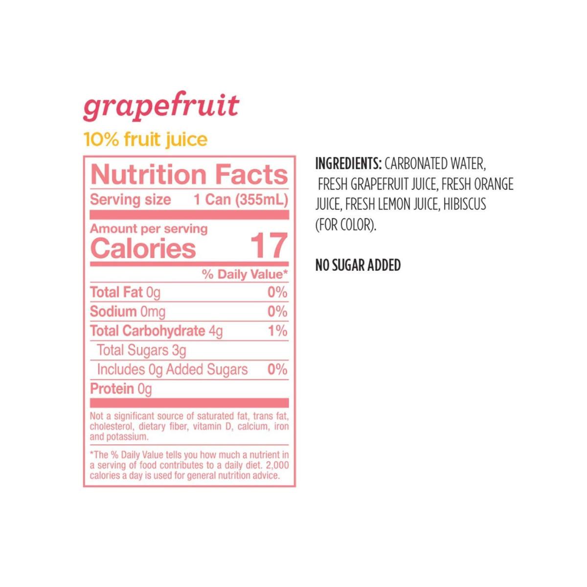 Spindrift Grapefruit Sparkling Water 8c