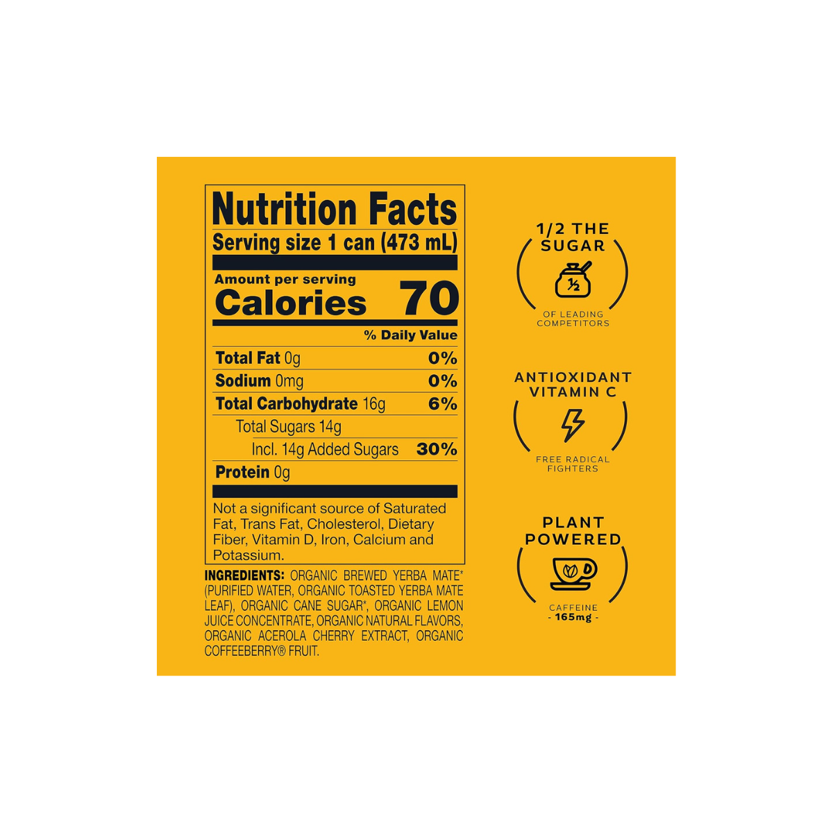 Steaz Organic Golden Mate Yerba Mate 16oz