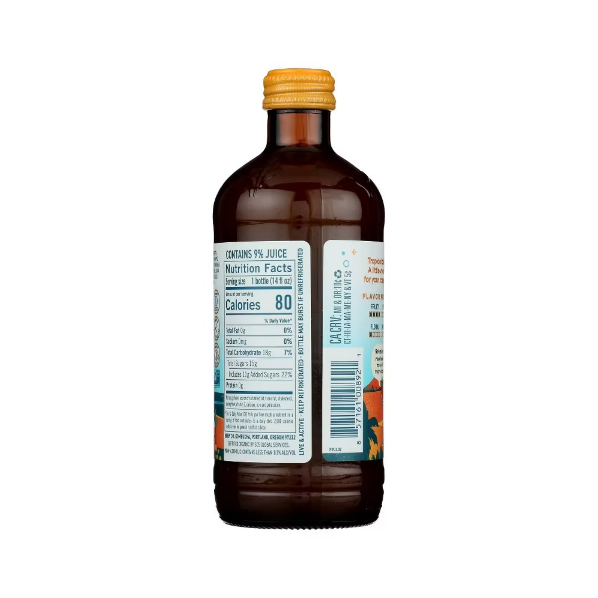 Brew Dr. Pineapple Paradise Kombucha 14fl oz
