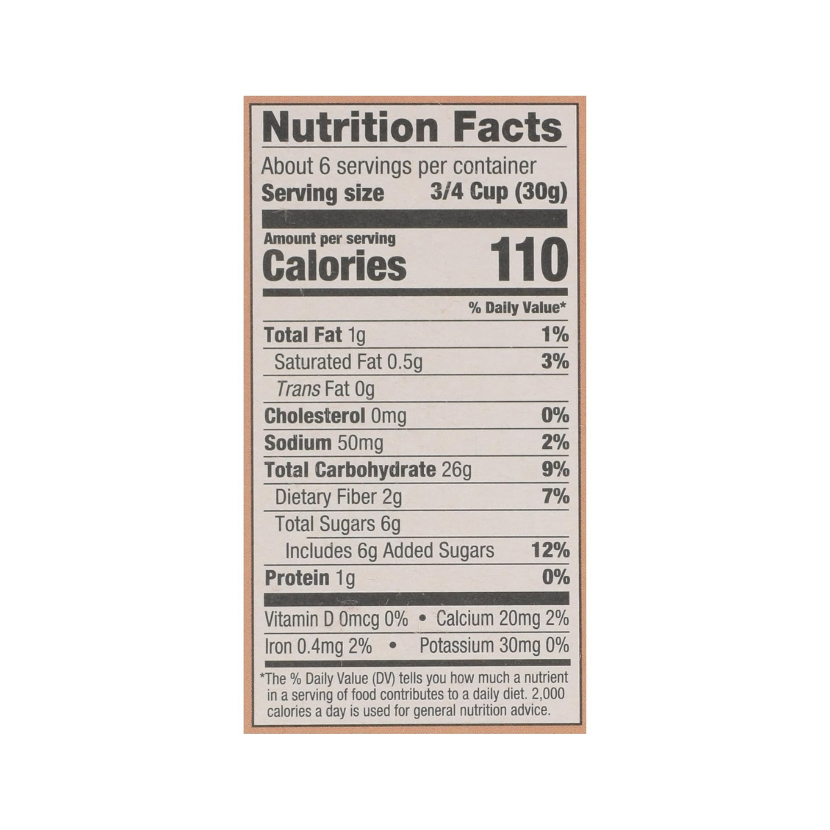 Lovebird Cereal Organic Grain Free Cinnamon 7oz