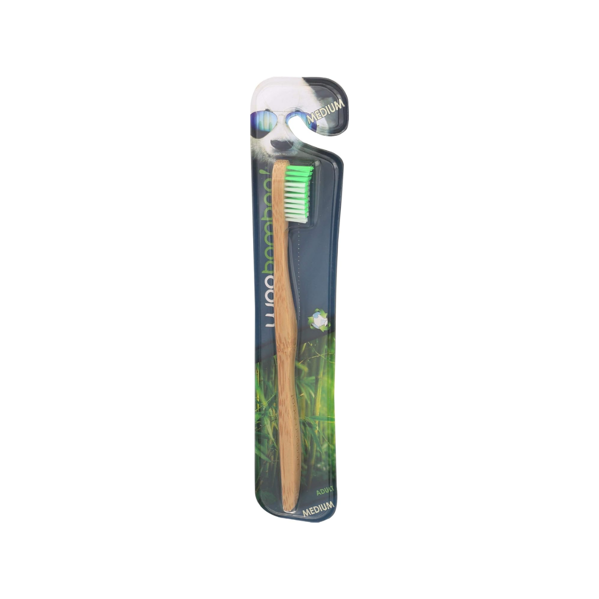 Woobamboo Tbrush Medium Bamboo