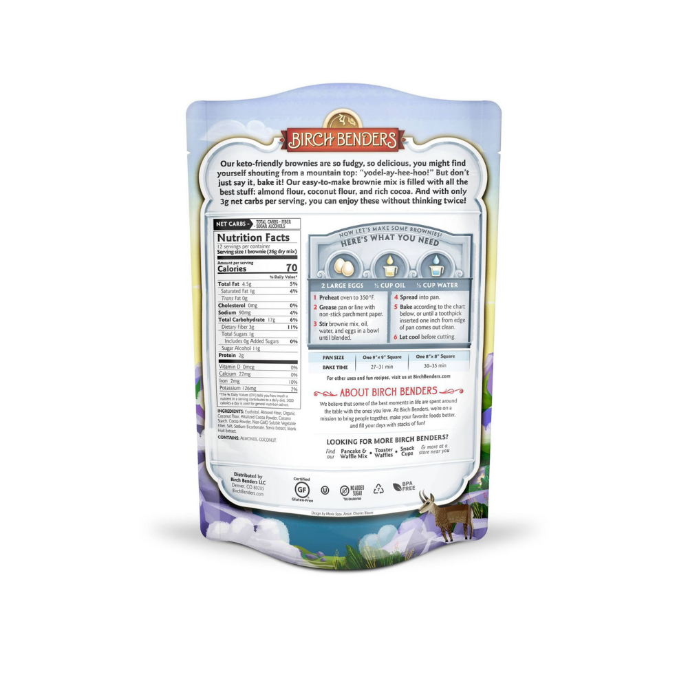 Birch Benders Keto Ultimate Fudge Brownie Mix 10.8oz