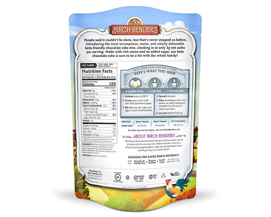 Birch Benders Keto Chocolate Cake Mix 10.9oz