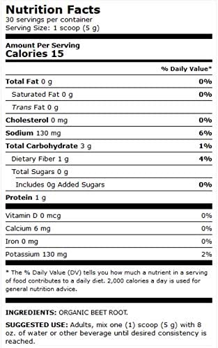 Dr. Mercola Beet Powder Fermented Gluten Free Organic