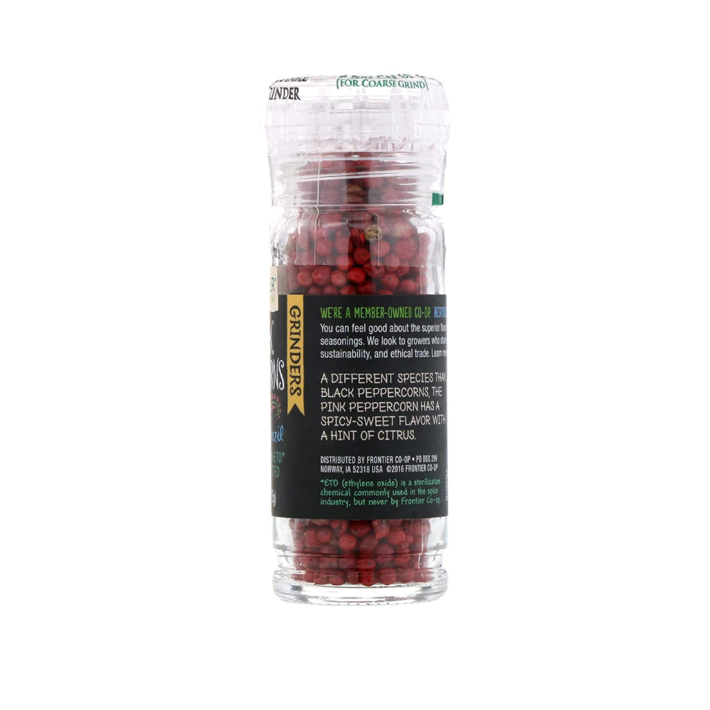 Frontier Herb Co-op Pink Peppercorns with Grinder 1oz
