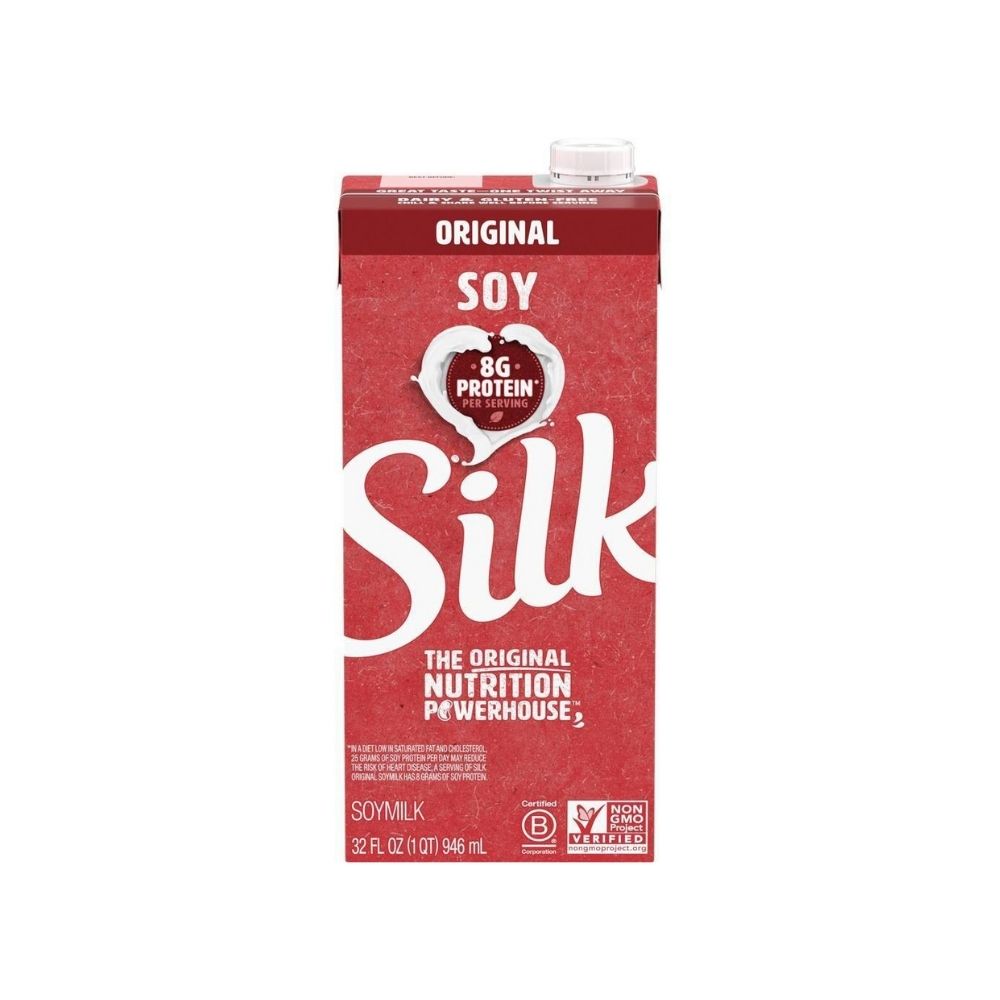 Silk Soymilk Plain 32oz UN