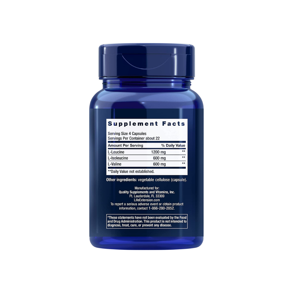 LIFEXT Amino BCAA Branched Chain Acid 9c