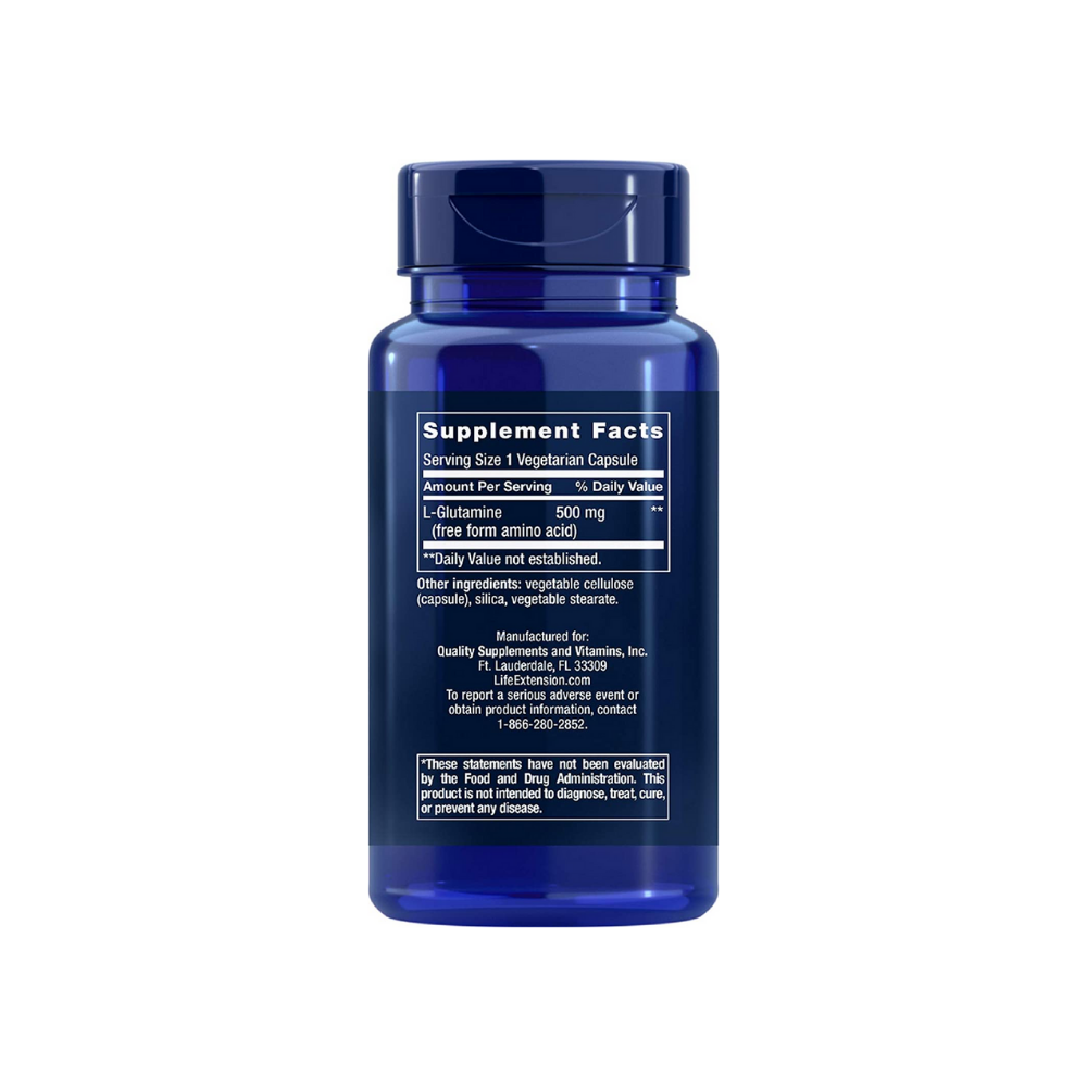 Life Extension Amino LGlutamine 500mg 100c